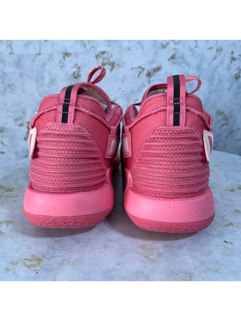 Adidas Dame 7 EXTPLY DOLLA Mens Size 16 Basketball Shoes Pink Athletic Sneakers